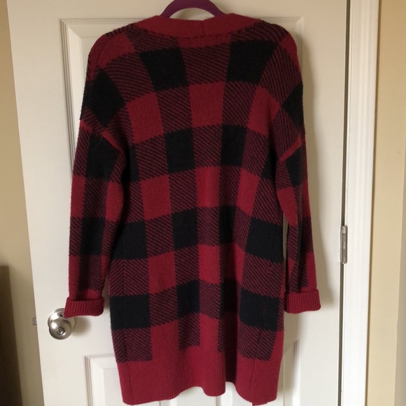 William Rast Buffalo Check Cardigan - Picture 2 of 5